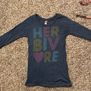 Herbivore Clothing 3/4 Sleeve Shirt